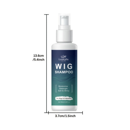 Synthetic Hair Shampoo 2-in-1 Deep Cleansing Revitalizing Moisturizing Detangling | Soak & Rinse Formula for Wigs Hair Extensions Braids | 2-Pack Value Set