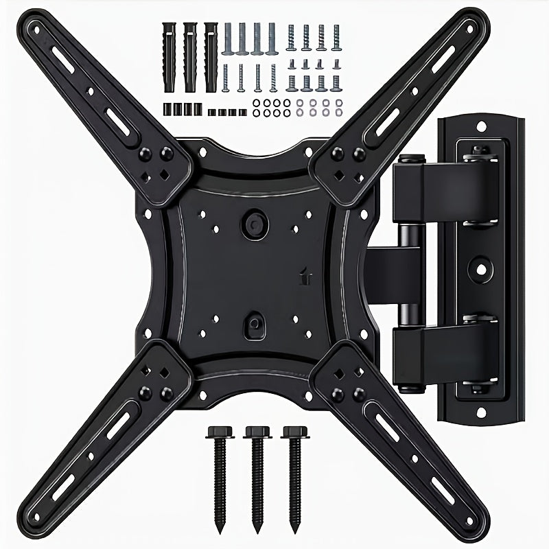 360° Full Rotation TV Wall Mount – Swivel Bracket for Flat Panel TVs, Space-Saving Wall-Mounted Installation, Home Theater & Modern Decor Compatible