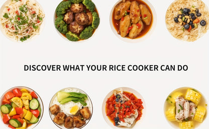 Three-Cup Uncooked / Six-Cup Cooked Rice Cooker with One-Touch Cook and Warm Modes, Inner Pot and Accessories