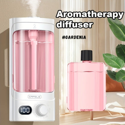 300ml Rechargeable Essential Oil Diffuser with Numeric Display, 100-Level Control Label and One Oil Bottle