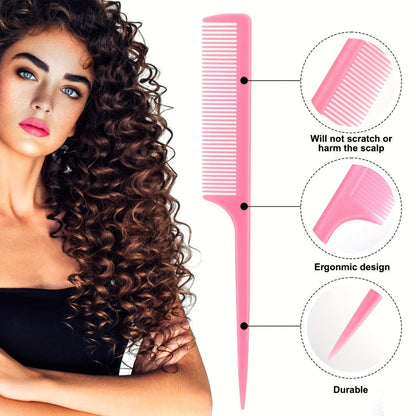 50pcs Soft Foam Perm Rods Heatless Hair Rollers with Comb – No-Heat Flexible Curl Rods for Long-Lasting Curls, Waves & Ringlets, DIY Home & Salon Hairdressing Styling Tool for Women All Hair Types