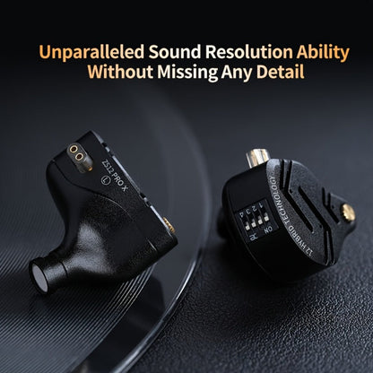 KZ ZS12 PRO X In-Ear Monitor Hybrid IEM Headphones Detachable Cable Noise Cancelling Dynamic Mic Sport Gaming DJ Audio Monitoring Music Production