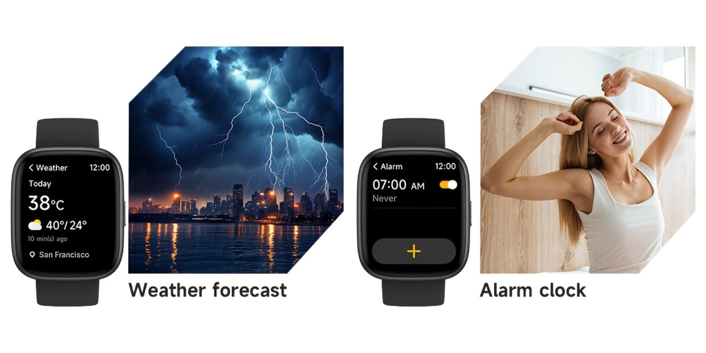 Smartwatch – Alexa Built-in Waterproof 1.83" HD – Wireless Calling, 100+ Sport Modes, Heart Rate SpO2 Sleep Tracker, Optional Woven…