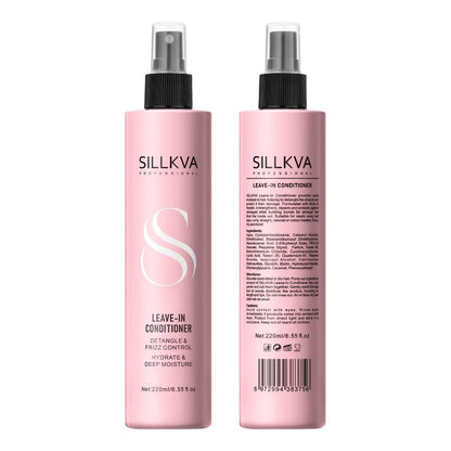 Leave-In Conditioner Spray with Heat Protectant 6.55oz — Deep Conditioning Anti-Frizz No-Rinse Hair Spray, Instant Hydration Shine for Dry Damaged Color Treated All Hair Types Women