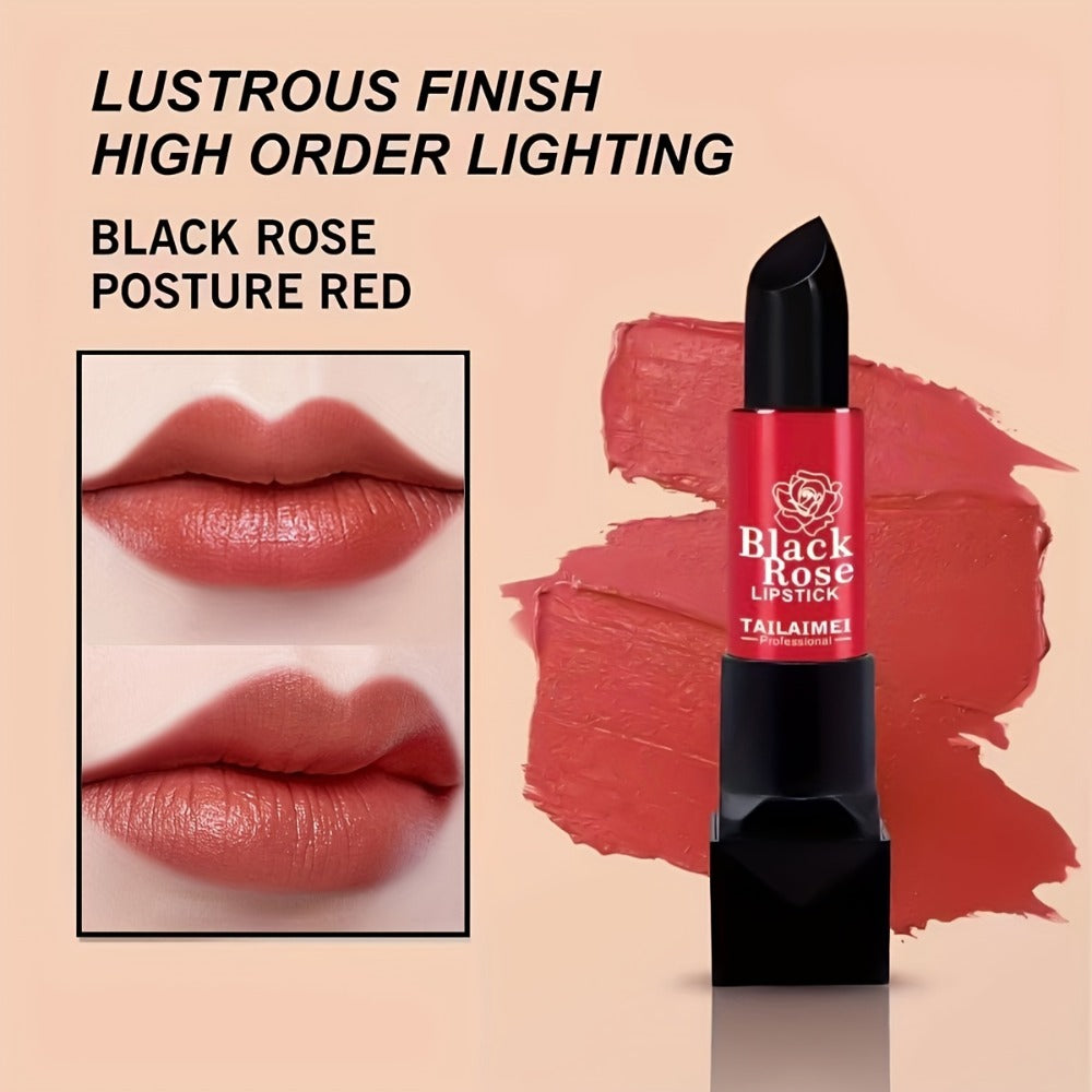 Natural Red Lipstick in a Twist-Up Tube with Exact L141 Checkout Shade for Everyday Lip Makeup