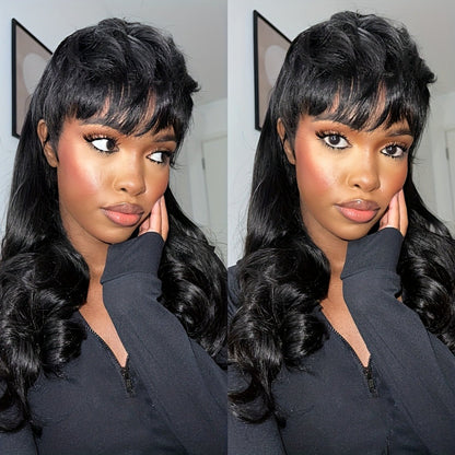 Synthetic Wig Long Deep-Wave Curls, 150% Density with Rose Net Cap in 22- or 24-Inch Lengths