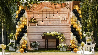 Balloon Column Stand Set of 2 with Pump – Adjustable 1.57–7 ft Telescopic Party Decoration Stand for Weddings, Birthdays & Graduations
