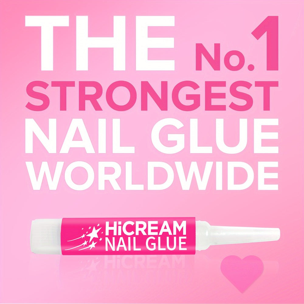Nail Glue Set, MICHAN 14- or 28-Piece Configurations with 2ml Squeeze Tubes and Optional 7ml Brush Bottles