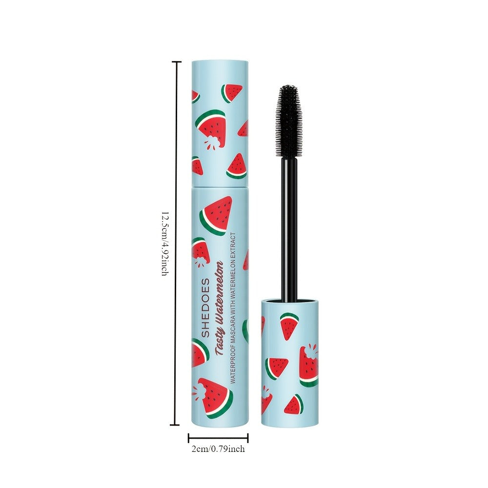 Waterproof Mascara 2 Pack Watermelon — Lengthening Curling & Thickening Formula, Natural Lash Extension, Long-Lasting Smudge-Proof, Beginner-Friendly Eye Makeup for Women