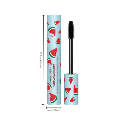 Waterproof Mascara 2 Pack Watermelon — Lengthening Curling & Thickening Formula, Natural Lash Extension, Long-Lasting Smudge-Proof, Beginner-Friendly Eye Makeup for Women