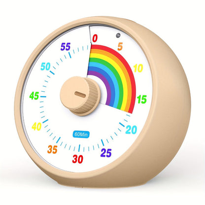 Visual Countdown Timer 60 Minute – Silent Operation Time Management Clock for Classroom, Office, Kitchen & Desktop, Multiple Colors Available