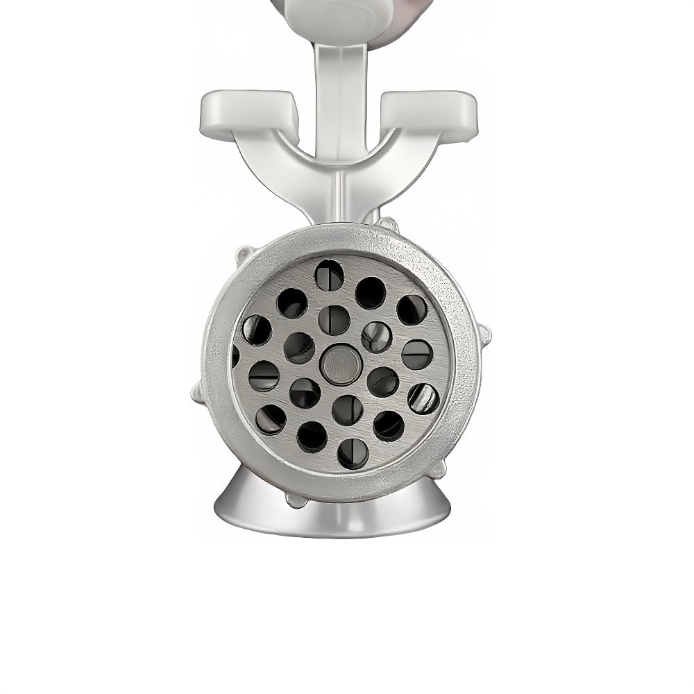 Size 5 Manual Meat Grinder with Table Clamp, Hand Crank, Cutting Plate, Blade and Sausage Nozzle