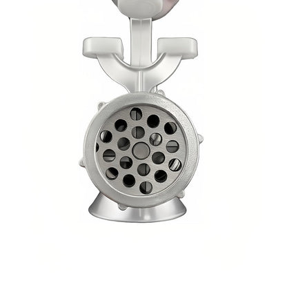 Size 5 Manual Meat Grinder with Table Clamp, Hand Crank, Cutting Plate, Blade and Sausage Nozzle