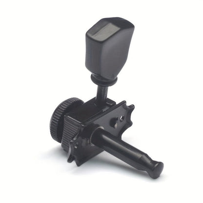 3+3 Locking Guitar Tuners, 1:15 Ratio, Black Gold or Chrome Set detail image - detail view 16