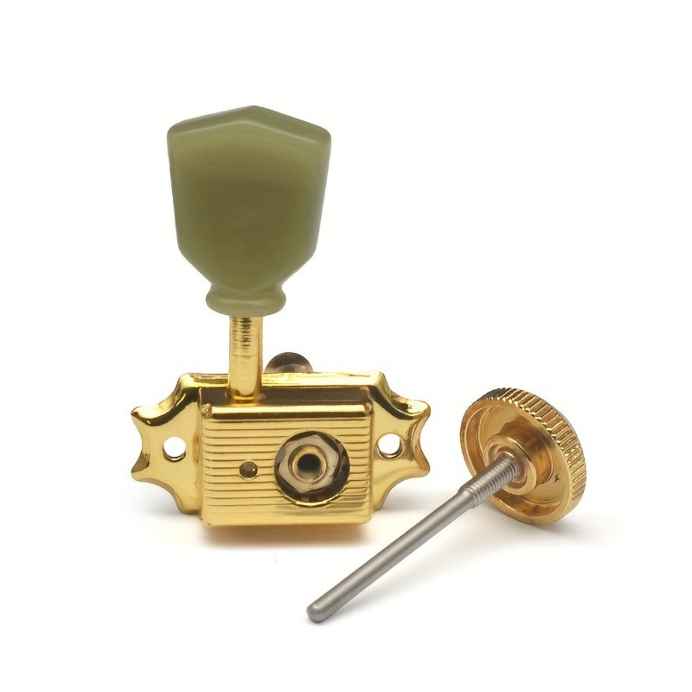 3+3 Locking Guitar Tuners, 1:15 Ratio, Black Gold or Chrome Set detail image - detail view 17