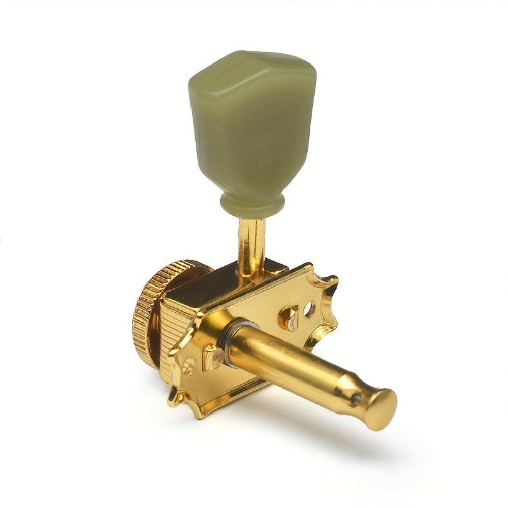 3+3 Locking Guitar Tuners, 1:15 Ratio, Black Gold or Chrome Set detail image - detail view 18