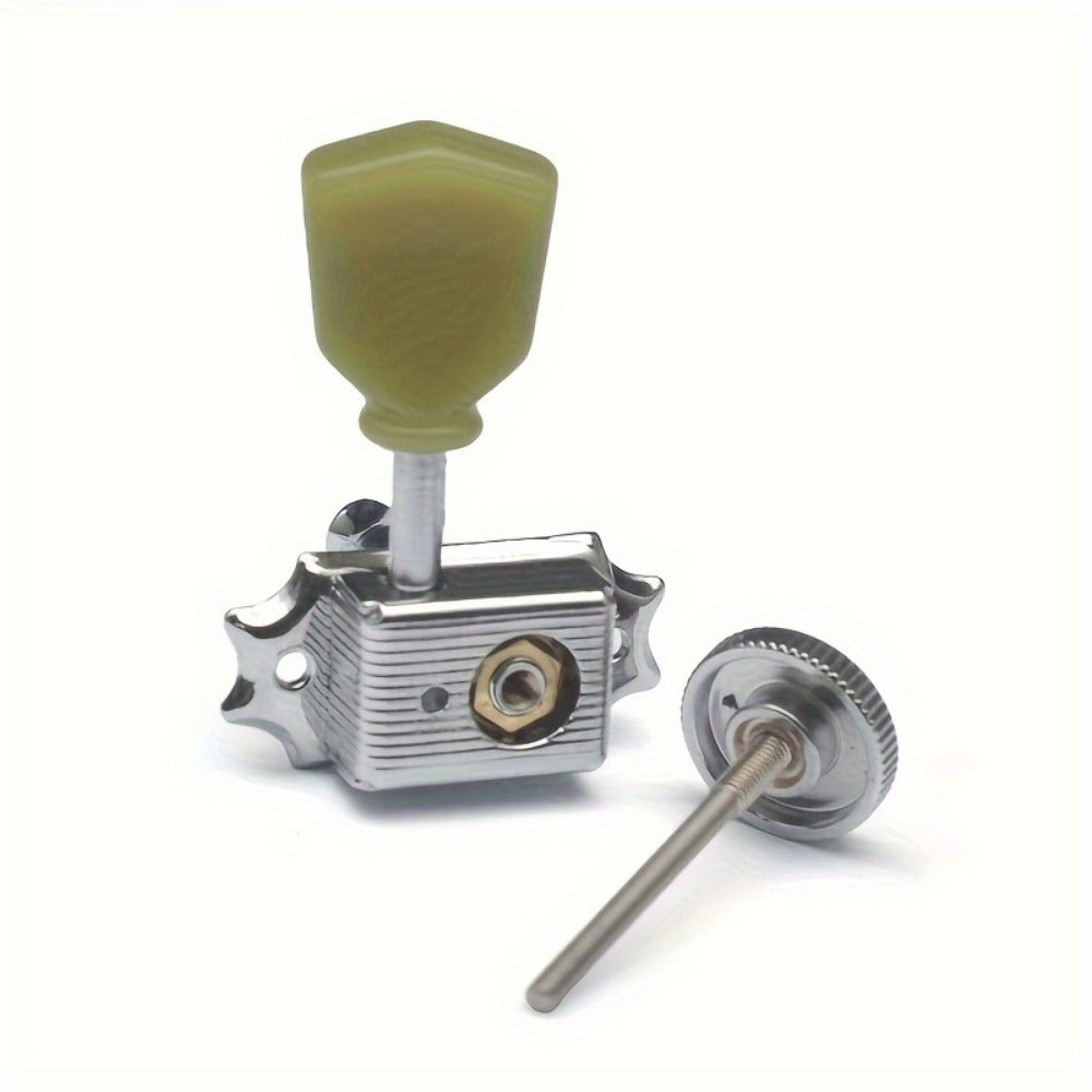 3+3 Locking Guitar Tuners, 1:15 Ratio, Black Gold or Chrome Set detail image - detail view 7