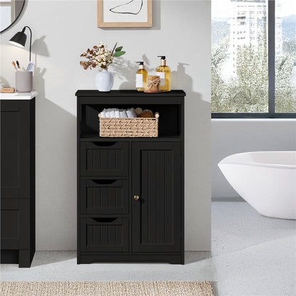 Storage Cabinet shown in the Black option