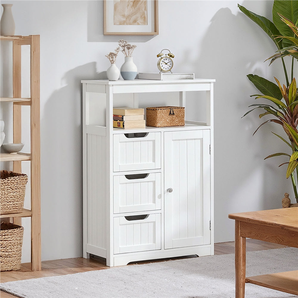 3-Drawer Bathroom Storage Cabinet, Multi-Purpose Organizer Cabinet detail image - detail view 12