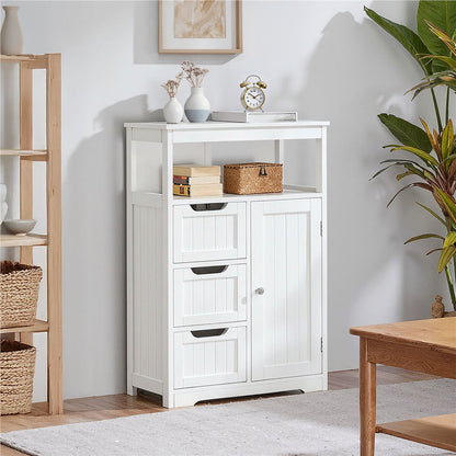 3-Drawer Bathroom Storage Cabinet, Multi-Purpose Organizer Cabinet detail image - detail view 12