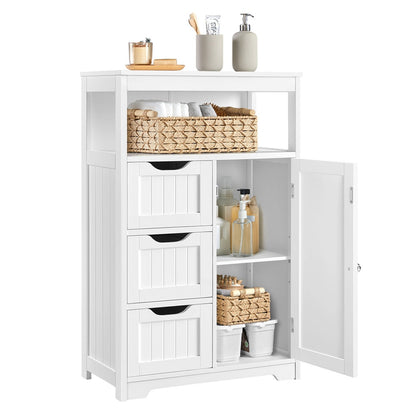 3-Drawer Bathroom Storage Cabinet, Multi-Purpose Organizer Cabinet detail image - detail view 13