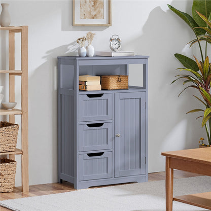 3-Drawer Bathroom Storage Cabinet, Multi-Purpose Organizer Cabinet detail image - detail view 15