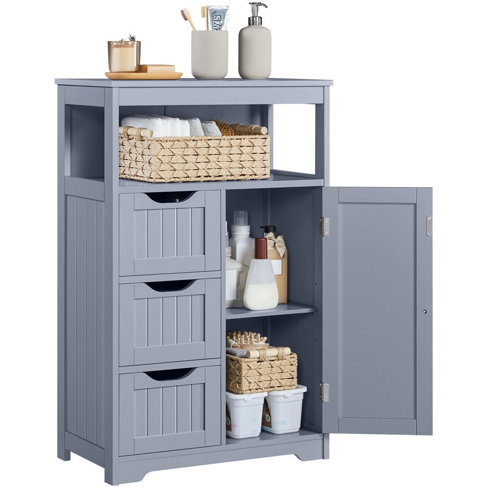 3-Drawer Bathroom Storage Cabinet, Multi-Purpose Organizer Cabinet detail image - detail view 16