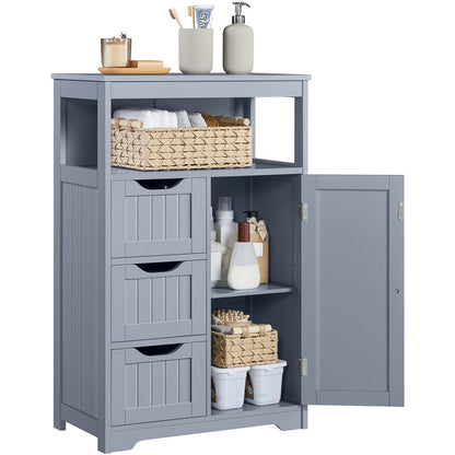 3-Drawer Bathroom Storage Cabinet, Multi-Purpose Organizer Cabinet detail image - detail view 16