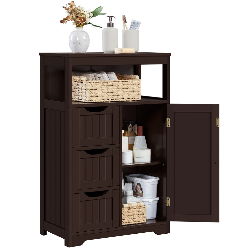3-Drawer Bathroom Storage Cabinet, Multi-Purpose Organizer Cabinet detail image - detail view 19