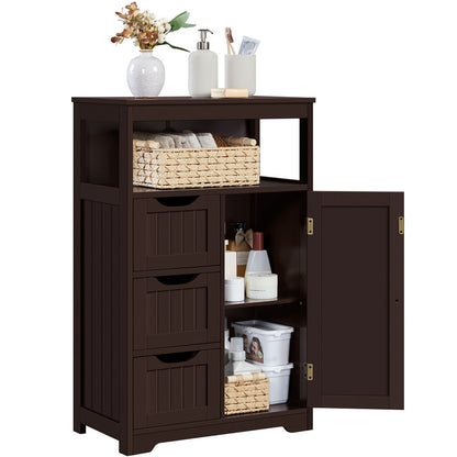 3-Drawer Bathroom Storage Cabinet, Multi-Purpose Organizer Cabinet detail image - detail view 19