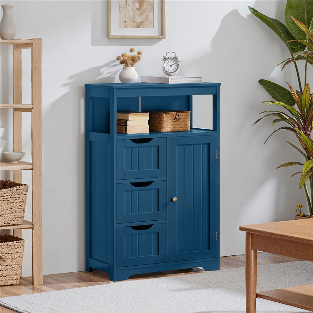 3-Drawer Bathroom Storage Cabinet, Multi-Purpose Organizer Cabinet detail image