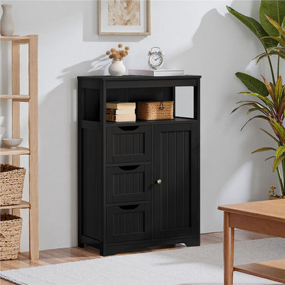 3-Drawer Bathroom Storage Cabinet, Multi-Purpose Organizer Cabinet detail image - detail view 7