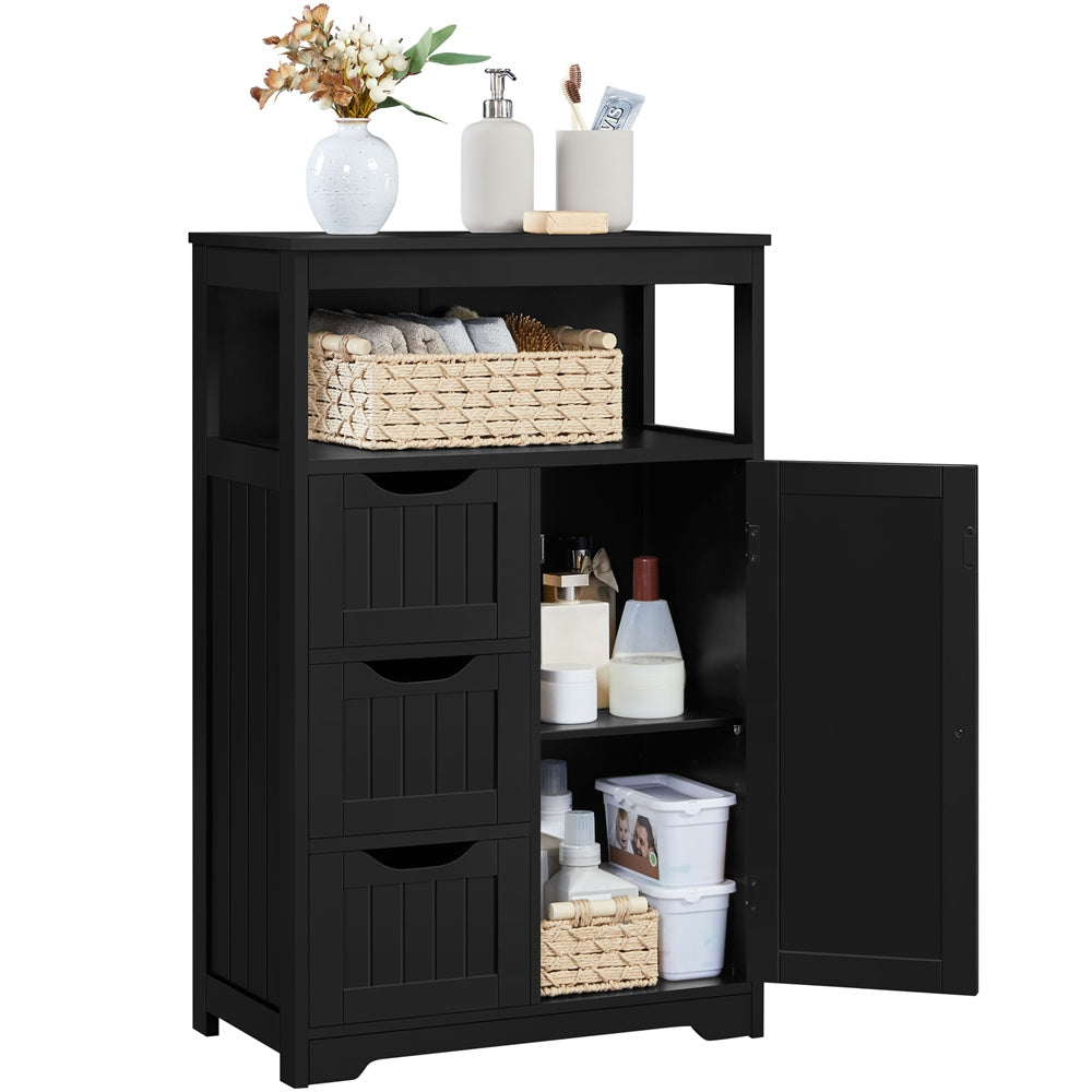 3-Drawer Bathroom Storage Cabinet, Multi-Purpose Organizer Cabinet detail image - detail view 9