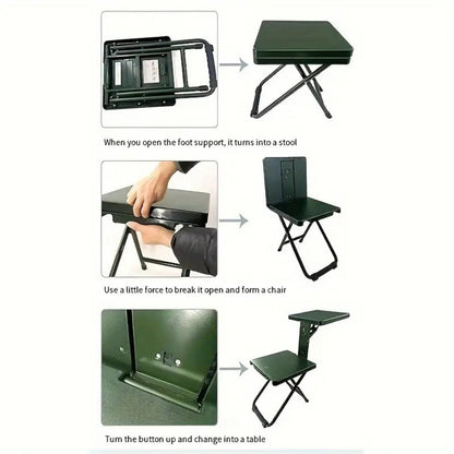 3-in-1 Folding Chair And Table Set with Multiple Color Options detail image - detail view 13