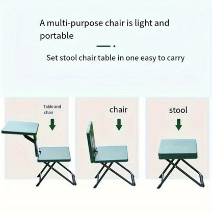 3-in-1 Folding Chair And Table Set with Multiple Color Options detail image - detail view 14