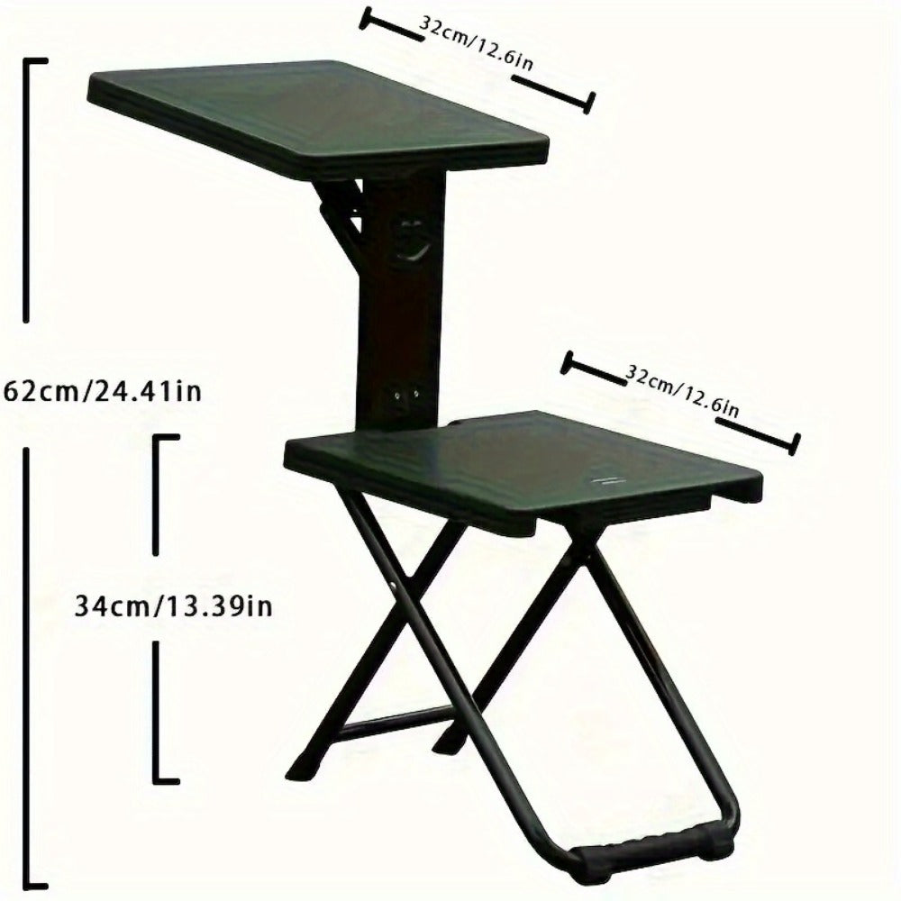 3-in-1 Folding Chair And Table Set with Multiple Color Options detail image - detail view 4
