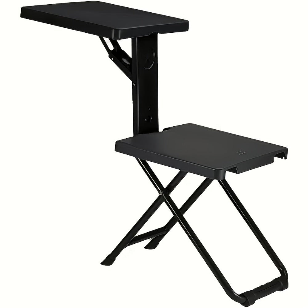 Folding Chair and Table Set, 3-in-1 Portable Folding Table and Chair Set Vintage Iron shown in the main product view