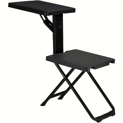 Folding Chair and Table Set, 3-in-1 Portable Folding Table and Chair Set Vintage Iron shown in the main product view