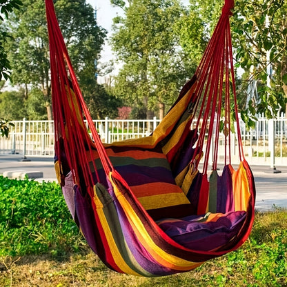 3-Piece Hammock with Canvas Seat for Comfortable Outdoor Seating in Patio detail image - detail view 6