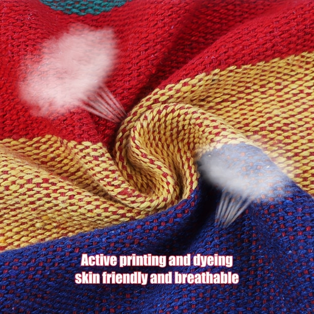 3-Piece Hammock with Canvas Seat for Comfortable Outdoor Seating in Patio detail image - detail view 8