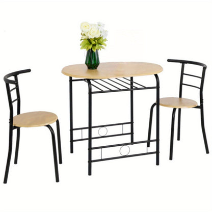 Dining Table Set shown in the Natural option