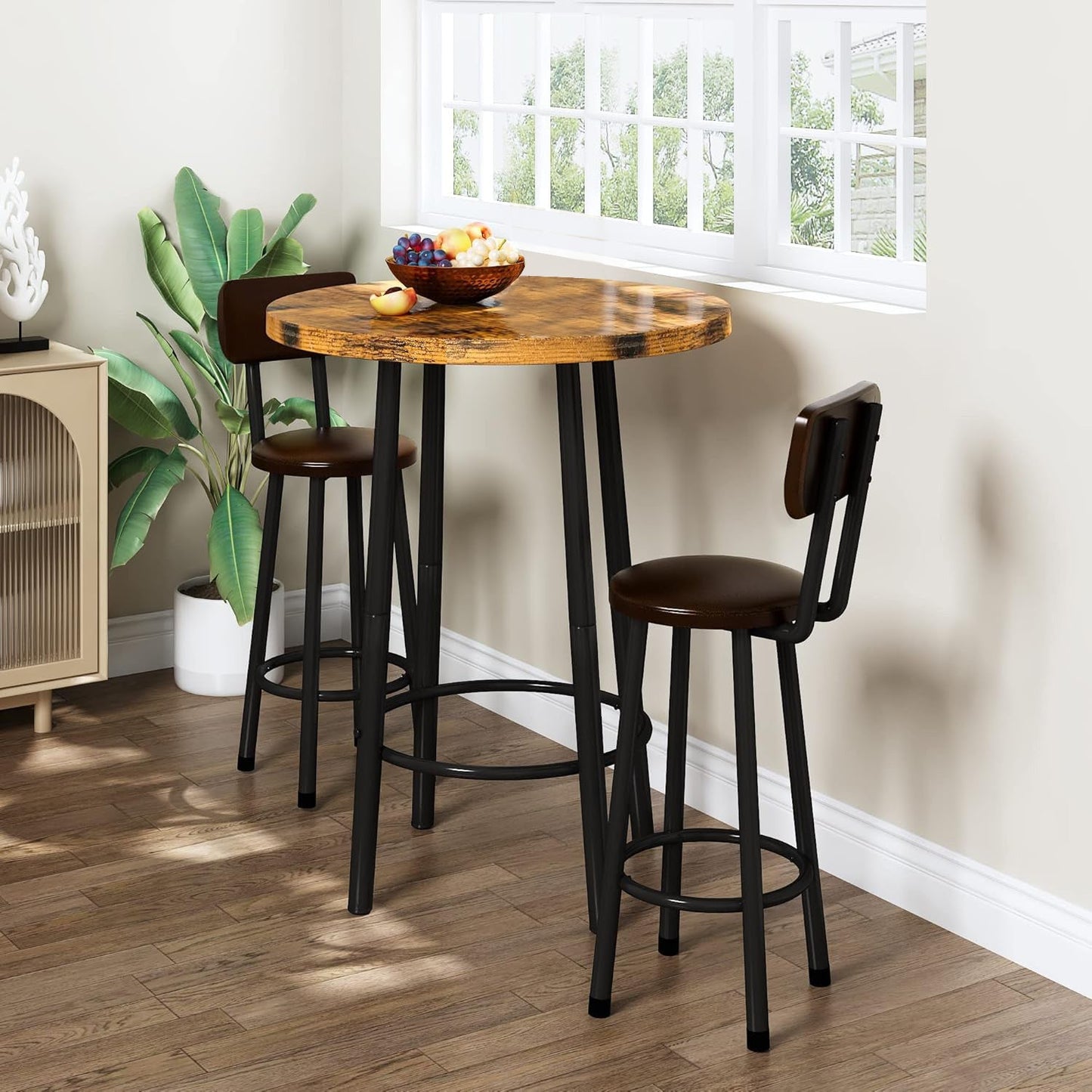 Pub Dining Sets and Bar Table Sets, 3-Piece Pub Dining Set for 2 - Counter Height Table shown in the main product view