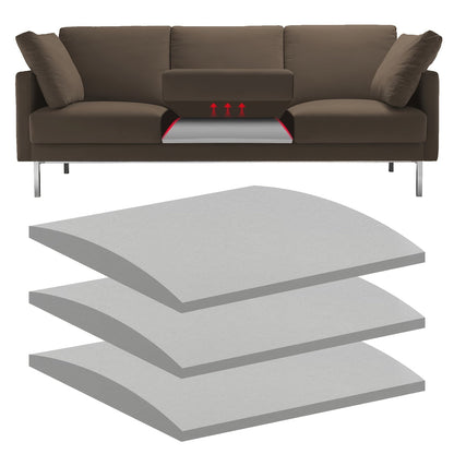 Sofa Cushion Support shown in the Grey-3pcs option