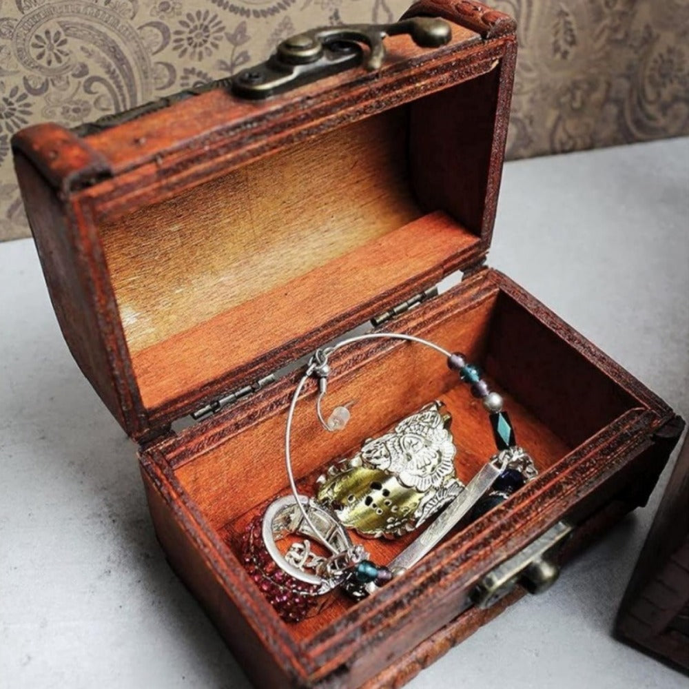 3-Piece Set Wood Jewelry Box for Practical Everyday Home Use in Bedroom detail image - detail view 18