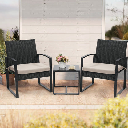 Patio Bistro Set shown in the Beige option