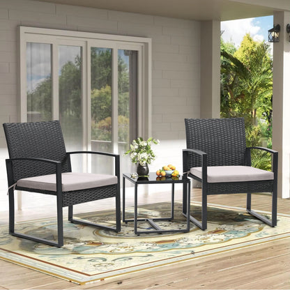 Patio Bistro Set shown in the Grey option