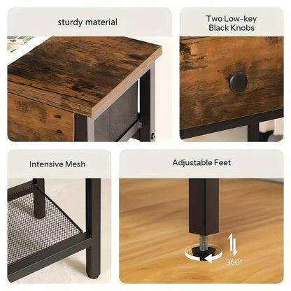 3-Tier Narrow Console Table with Open Shelves for Work, Display, and Everyday Use detail image - detail view 11