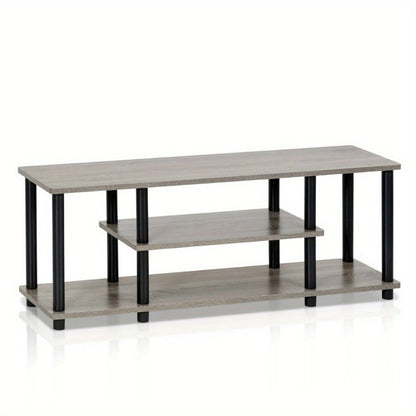 3-Tier TV Stand with Tool-Free Assembly and Open Shelves for Living Room detail image