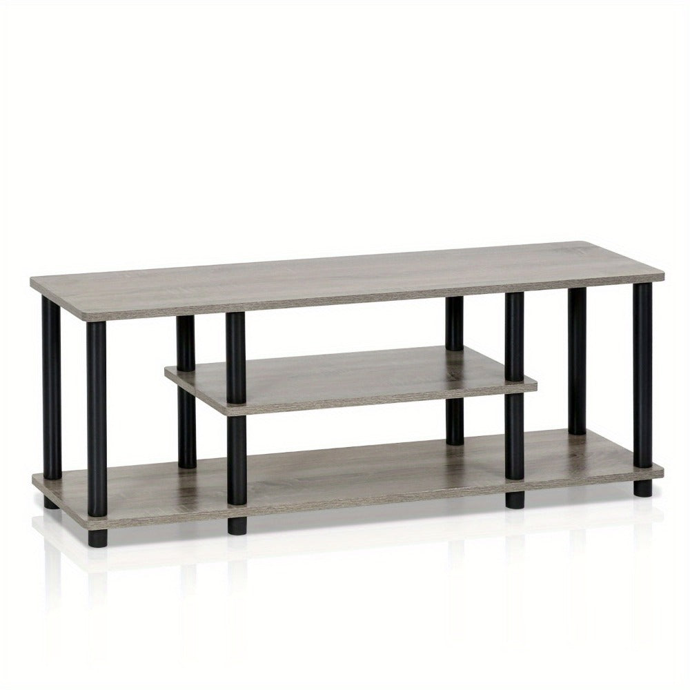 3-Tier TV Stand with Tool-Free Assembly and Open Shelves for Living Room detail image - detail view 3
