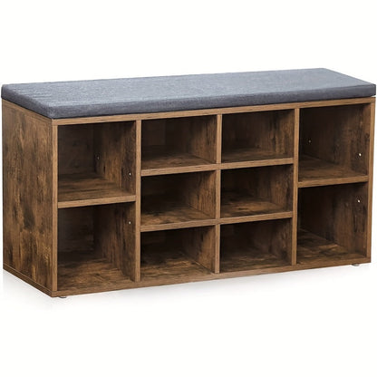 Storage Bench shown in the Brown option